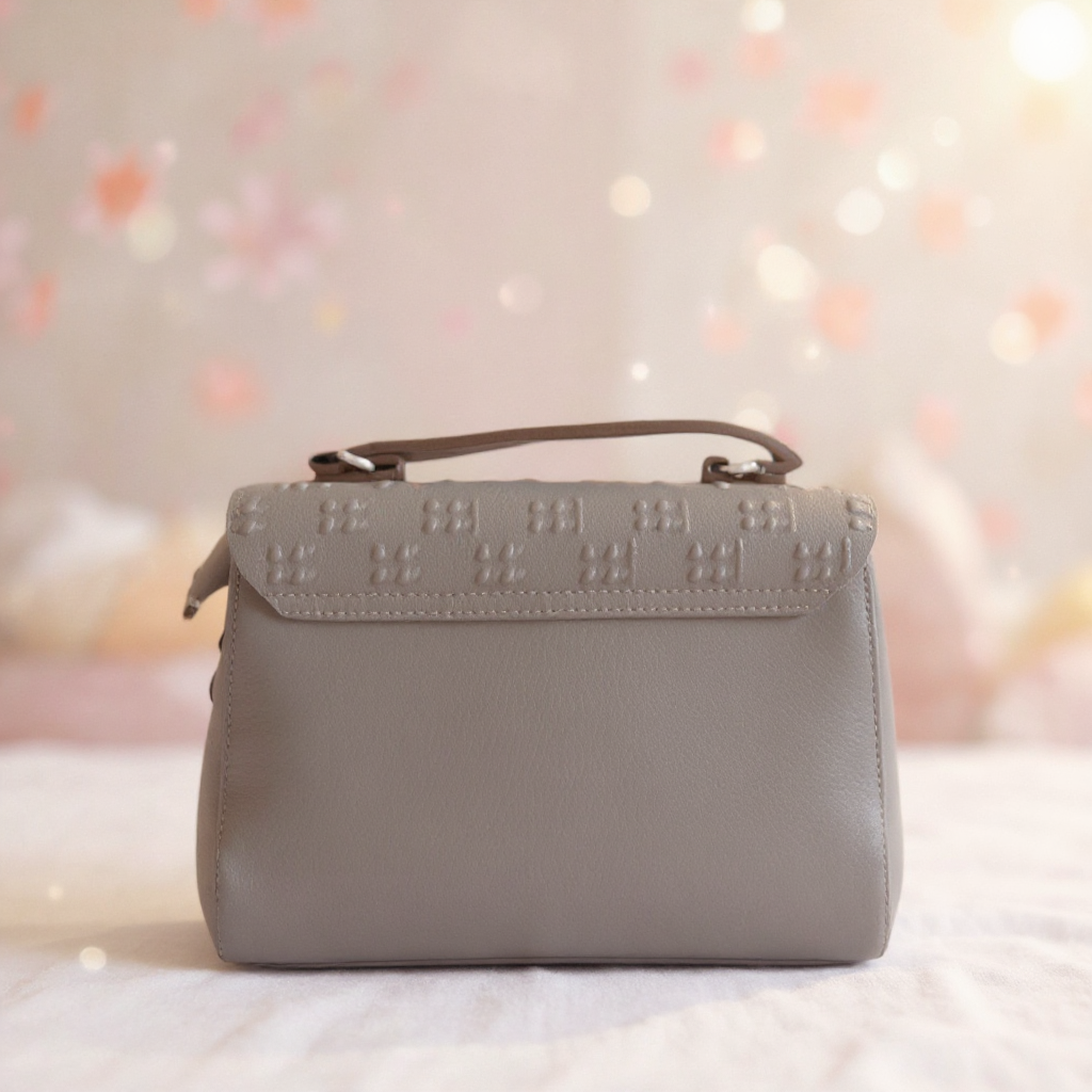 Charcoal belle flap bag