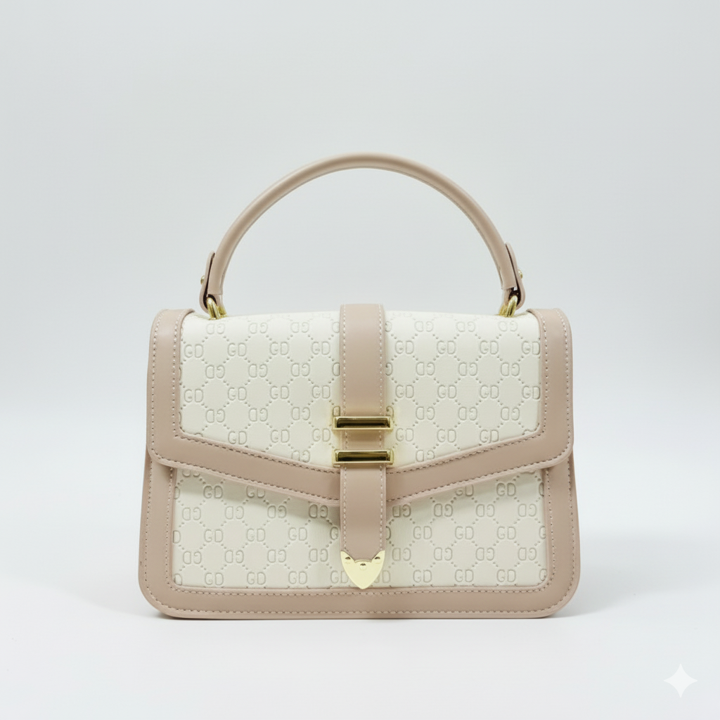 champagne rose luxe flap
