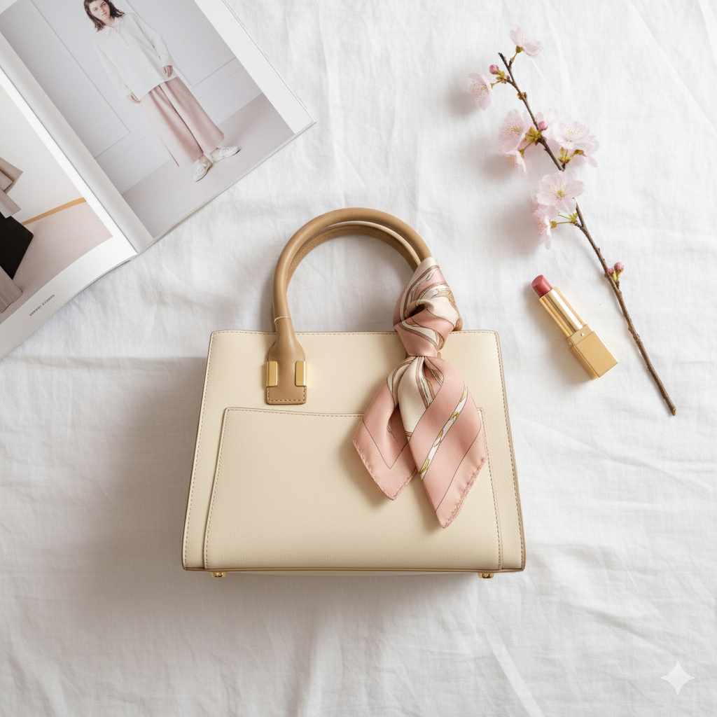 ivory grace chain satchel