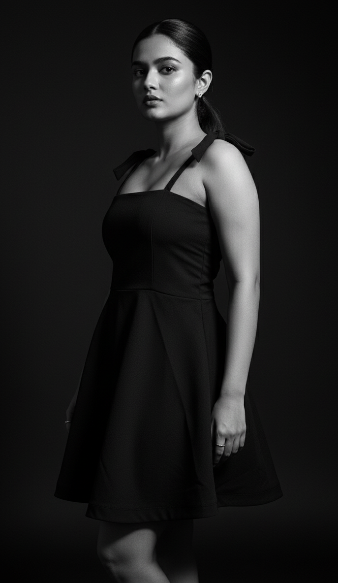 Valèna Black Convertible Dress - 3-Way Strapless Mini Dress