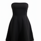 Valèna Black Convertible Dress - 3-Way Strapless Mini Dress