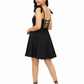 Valèna Black Convertible Dress - 3-Way Strapless Mini Dress