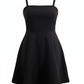 Valèna Black Convertible Dress - 3-Way Strapless Mini Dress