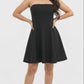 Valèna Black Convertible Dress - 3-Way Strapless Mini Dress